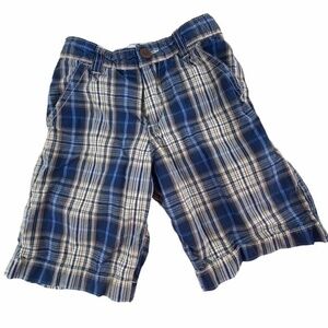 OshKosh Boys Plaid Shorts Size 6